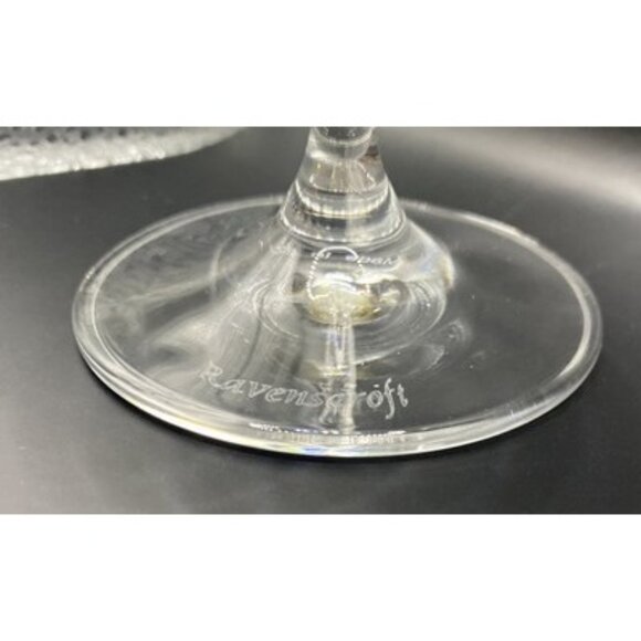 Ravenscroft Martini/Cocktail Chiller Set-Lead Free Signed -Set of 2-Handmade - Picture 8 of 11